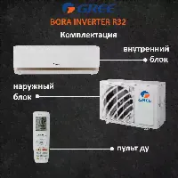 Инверторный кондиционер Gree GWH12AABXB-K6DNA2C Bora Inverter R32-1