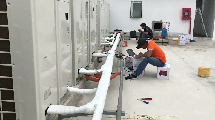 Chạy test máy điều hòa VRV hãng Gree 4Dtech
