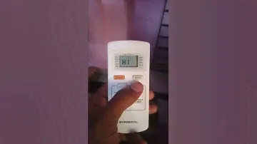O GENERAL WINDOW AC 5 STAR REMOTE H1 ERROR | HOW REMOVE H1 ERROR O GENERAL WINDOW AC
