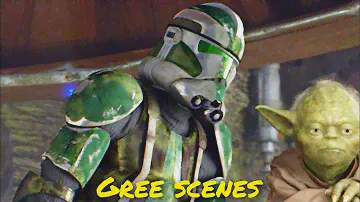 All Commander Gree scenes - The Clone Wars, Ep. 3, Rebels