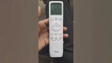 TCL Ac remote gentle wind button function| TCL Ac remote setting | how to use TCL remote