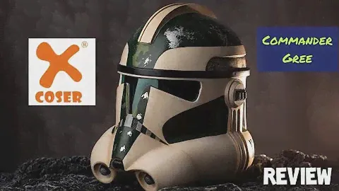 Xcoser Star Wars The Clone Wars Commander Gree Phase II Helmet Unboxing & Review